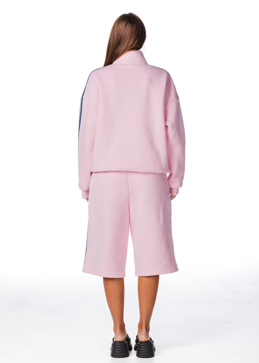 'LIMITED EDITION' Racer Zip Jacket - Pink - Kikiva Collection