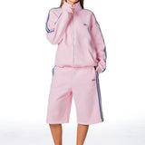 'LIMITED EDITION' Racer Zip Jacket - Pink - Kikiva Collection