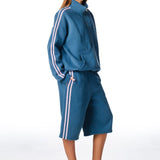 'LIMITED EDITION' Racer Zip Jacket - Teal - Kikiva Collection