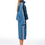 'LIMITED EDITION' Racer Zip Jacket - Teal - Kikiva Collection