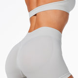 LOW Dynamic Seamless Short - Ash Grey - Kikiva Collection