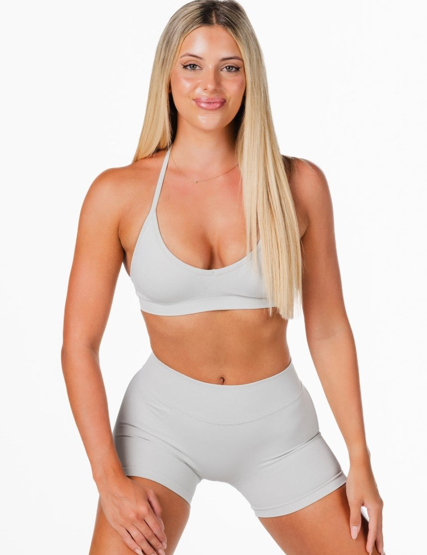 LOW Dynamic Seamless Short - Ash Grey - Kikiva Collection