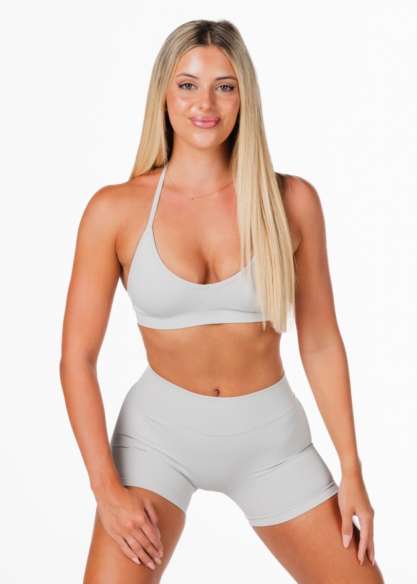 LOW Dynamic Seamless Short - Ash Grey - Kikiva Collection