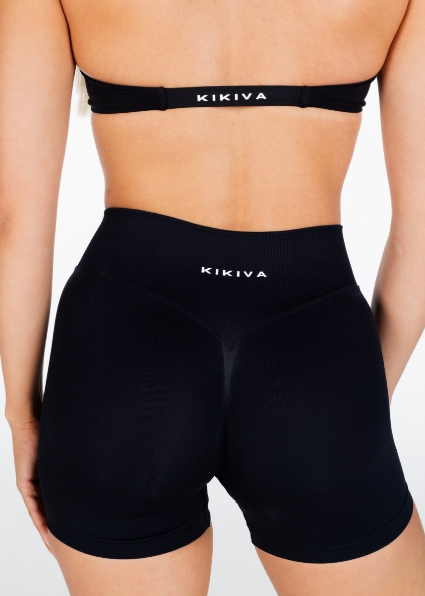 LOW Dynamic Seamless Short - Black - Kikiva Collection
