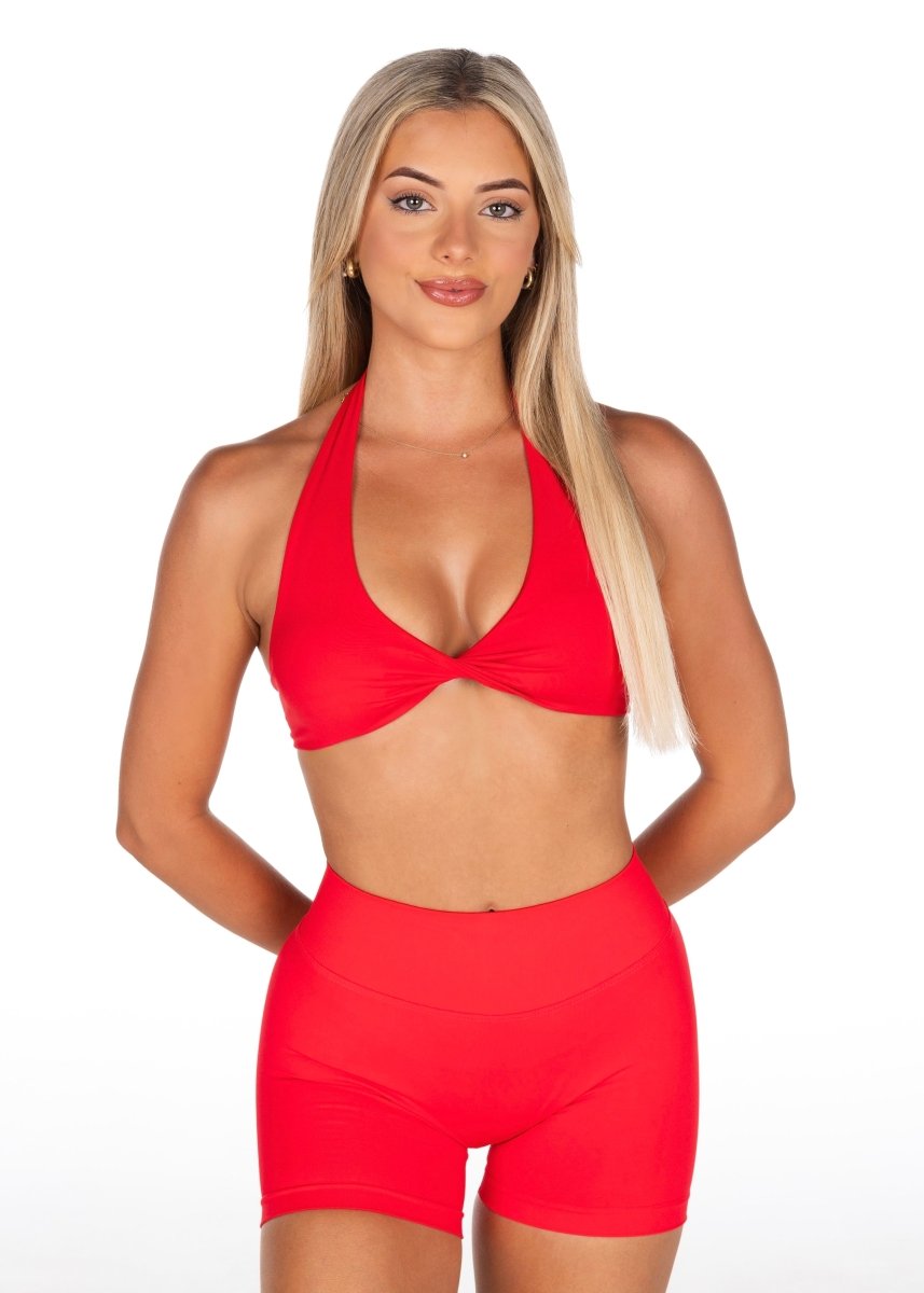 LOW Dynamic Seamless Short - Cherry Red - Kikiva Collection