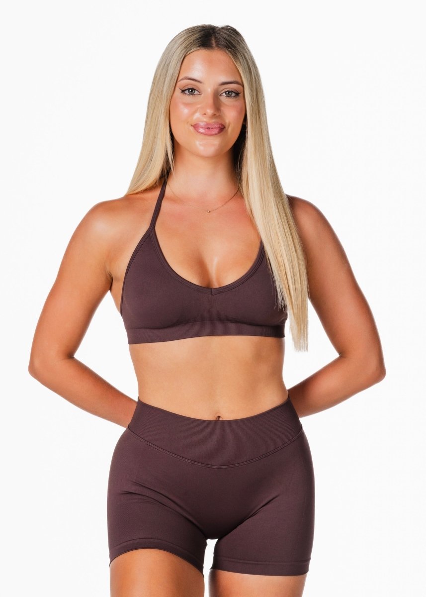 LOW Dynamic Seamless Short - Dark Choc - Kikiva Collection
