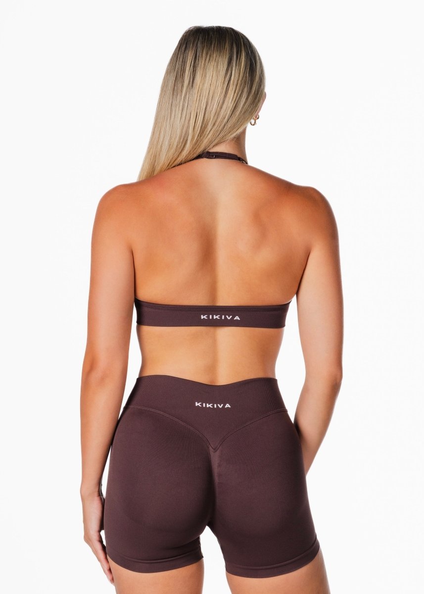 LOW Dynamic Seamless Short - Dark Choc - Kikiva Collection