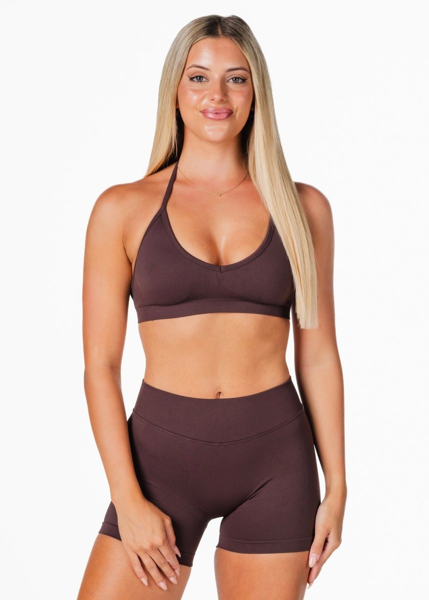LOW Dynamic Seamless Short - Dark Choc - Kikiva Collection