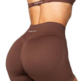 LOW Dynamic Seamless Short - Mocha Brown - Kikiva Collection