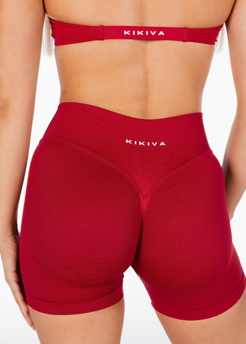 LOW Dynamic Seamless Short - Royal Red - Kikiva Collection