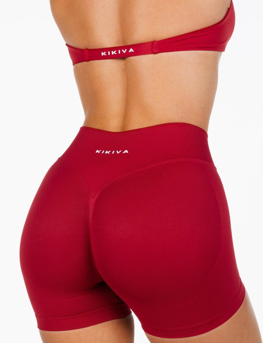 LOW Dynamic Seamless Short - Royal Red - Kikiva Collection