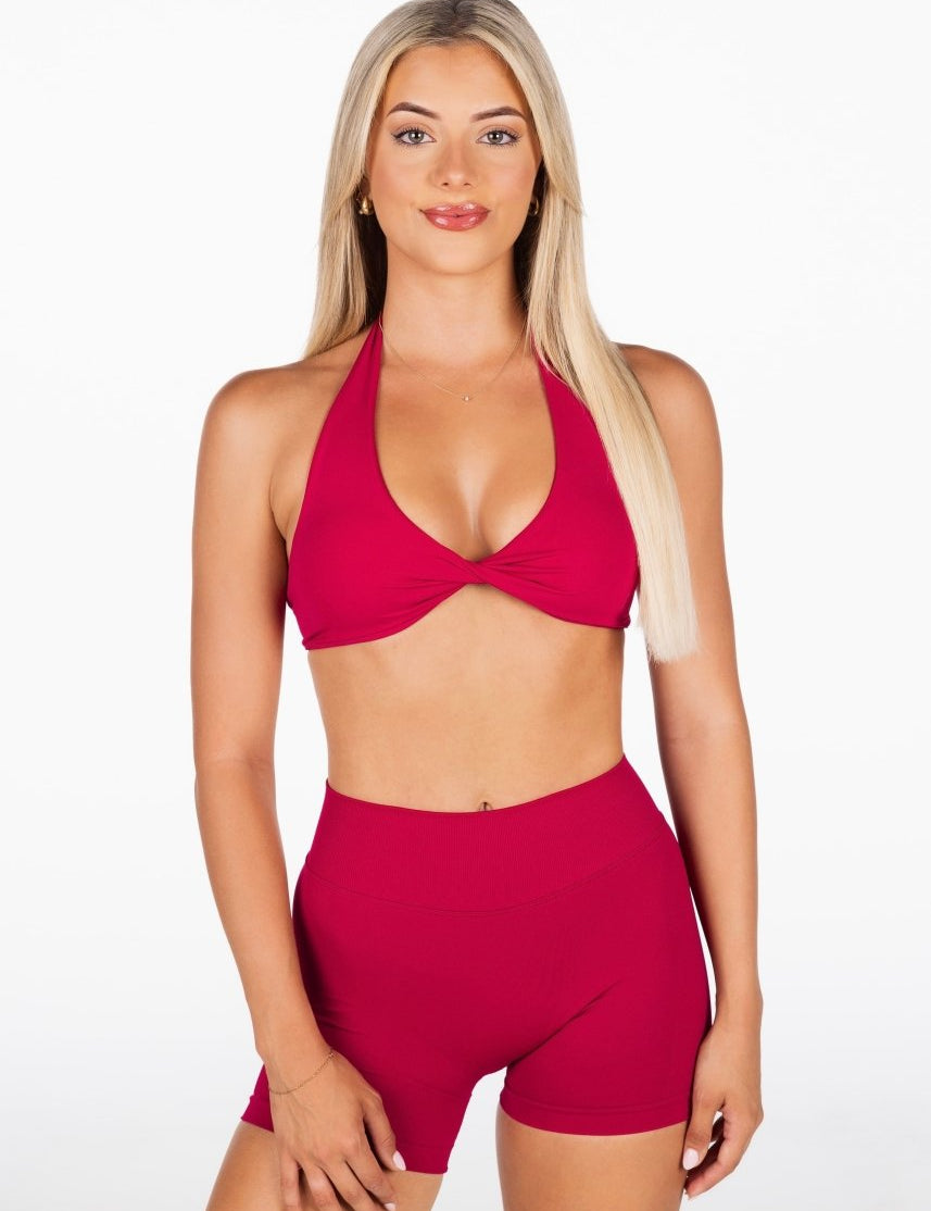 LOW Dynamic Seamless Short - Scarlett - Ruby Red - Kikiva Collection