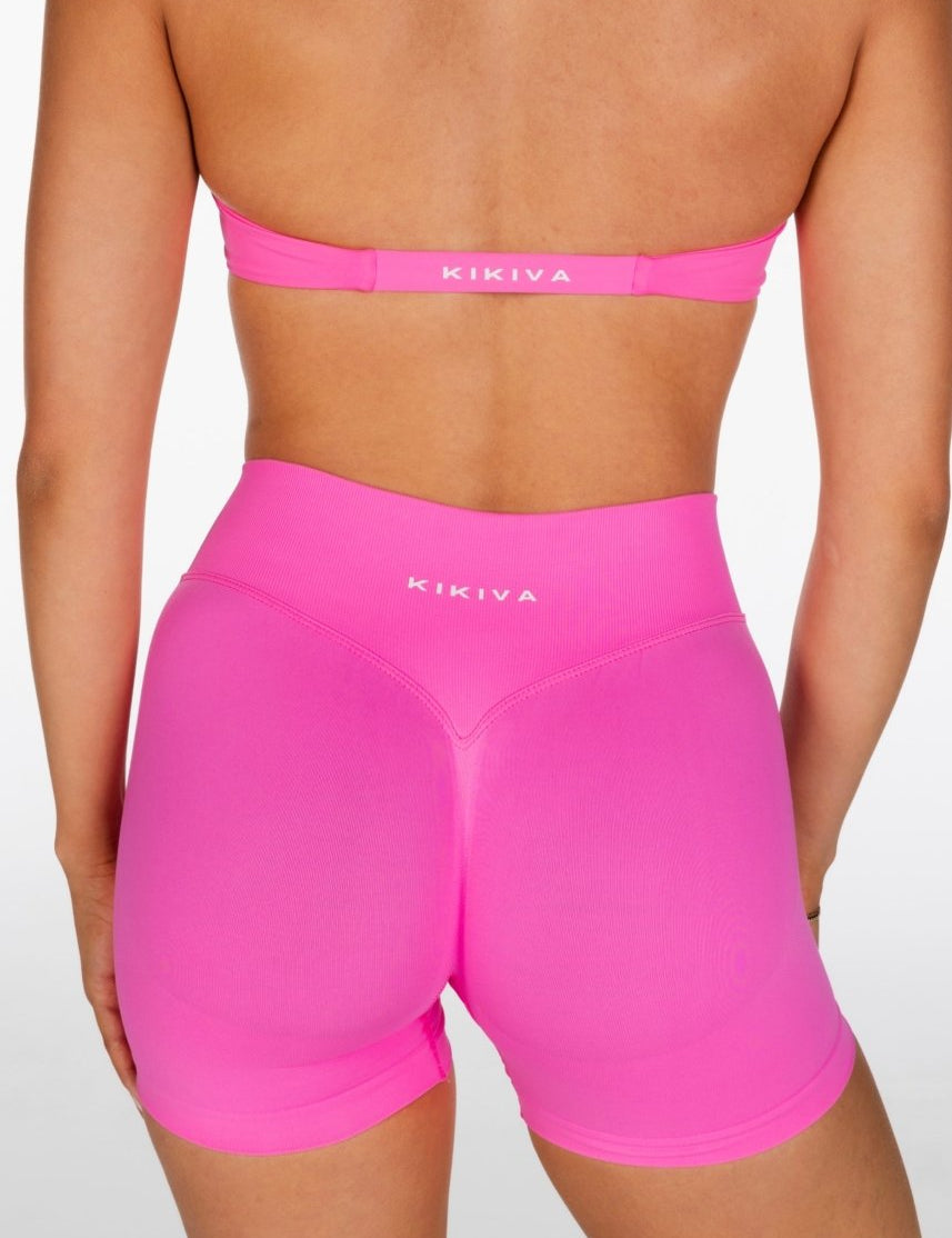 LOW Dynamic Seamless Short - Ultra pink - Kikiva Collection