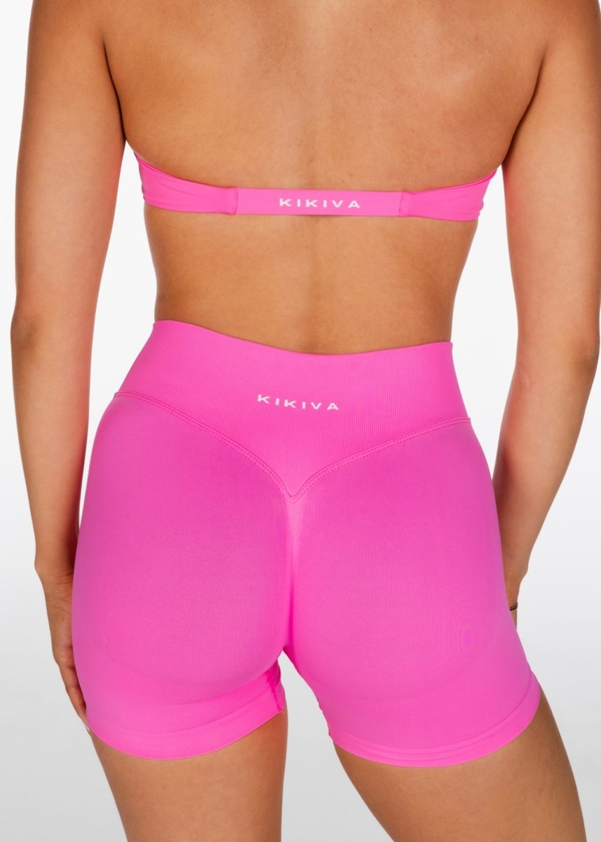 LOW Dynamic Seamless Short - Ultra pink - Kikiva Collection