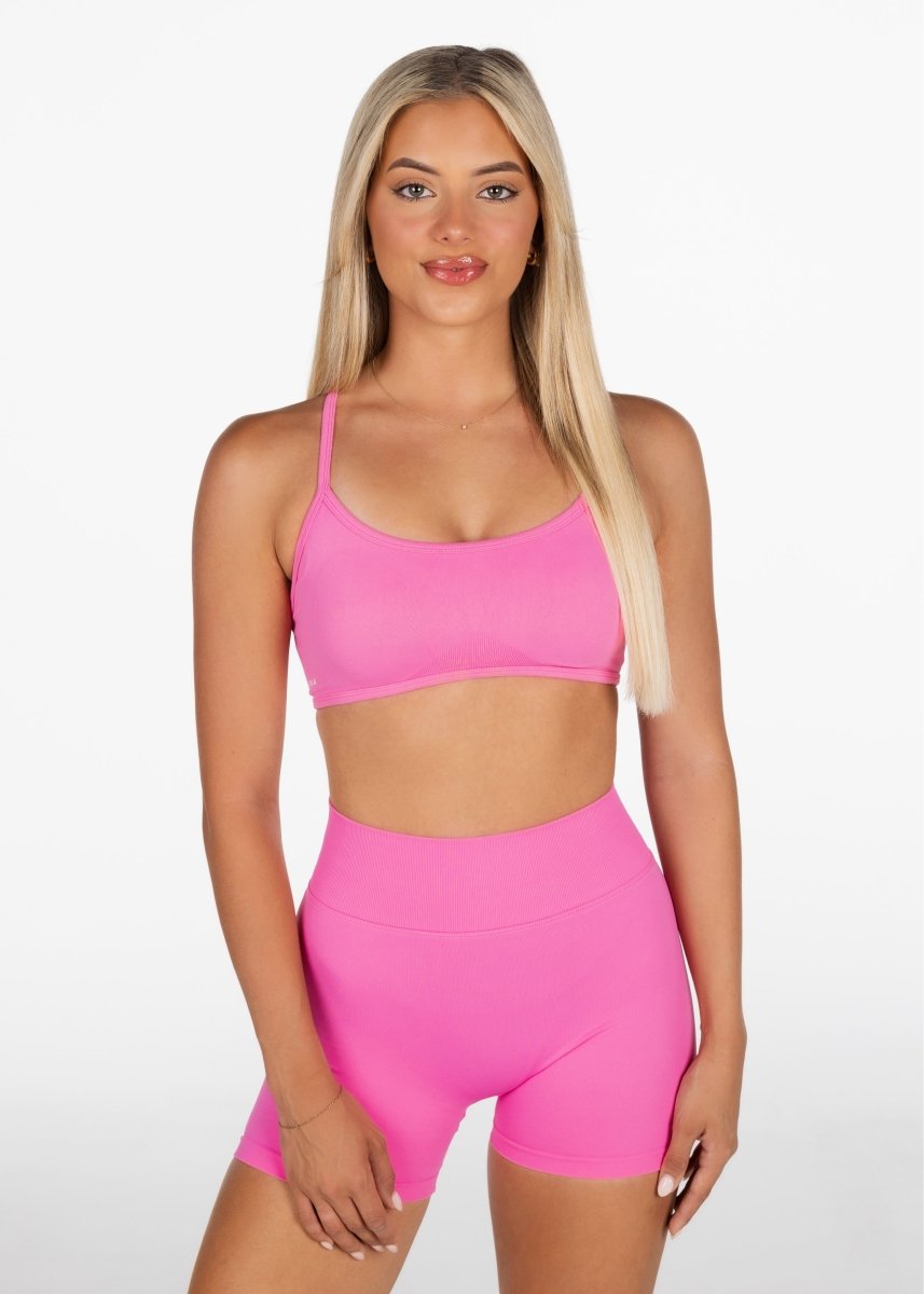 Lycra Seamless Crop - Barbie - Kikiva Collection