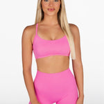 Lycra Seamless Crop - Barbie - Kikiva Collection