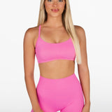 Lycra Seamless Crop - Barbie - Kikiva Collection