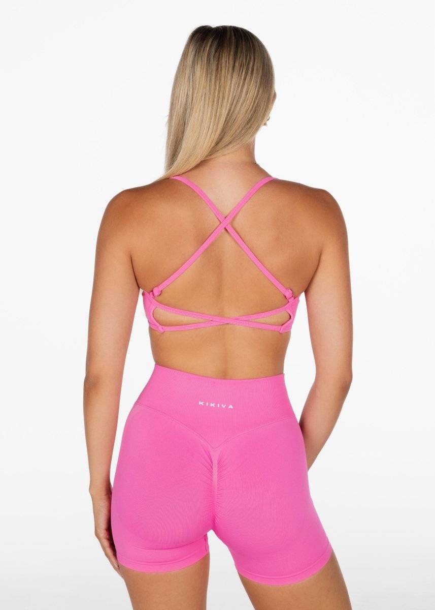 Lycra Seamless Crop - Barbie - Kikiva Collection
