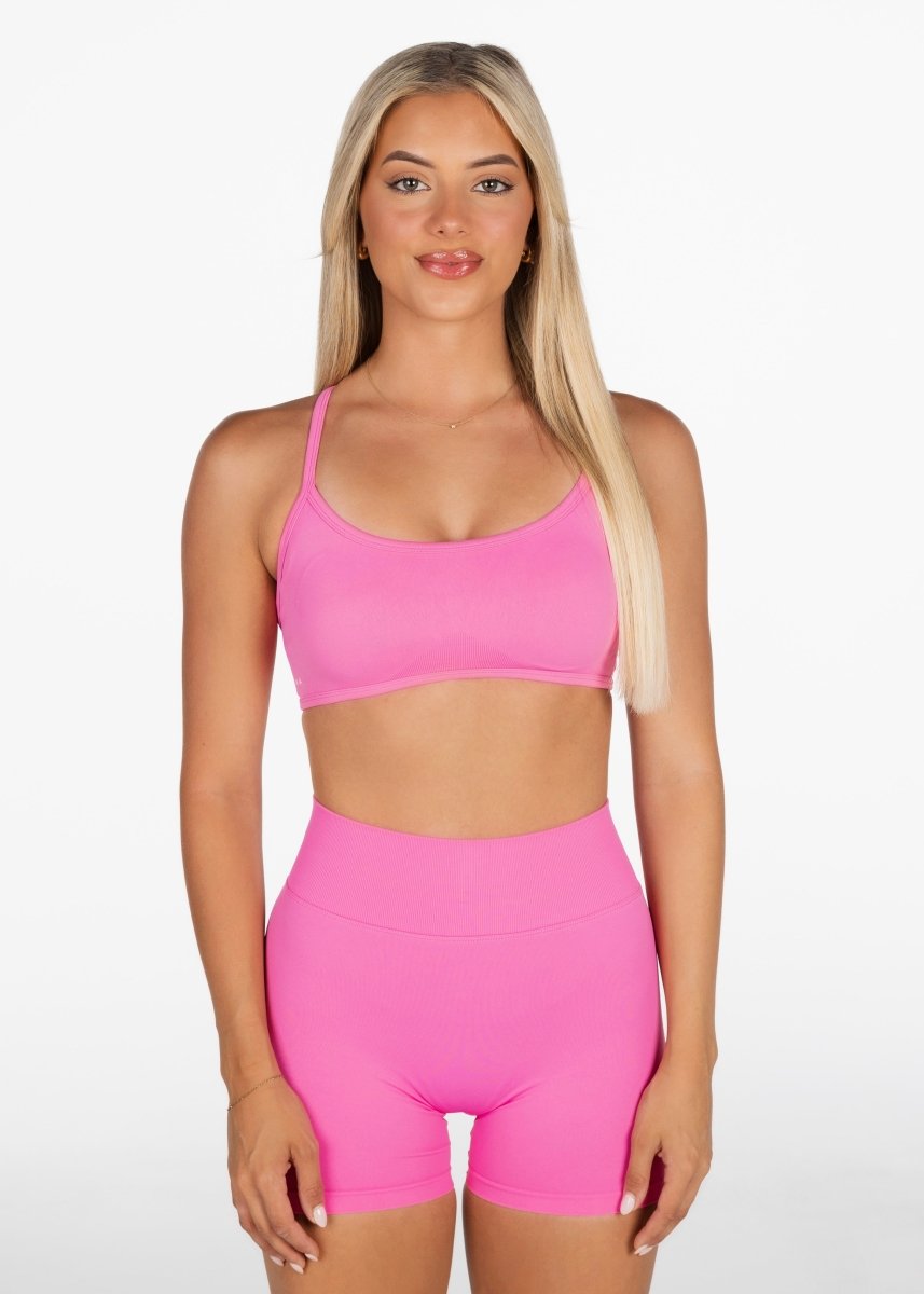 Lycra Seamless Crop - Barbie - Kikiva Collection