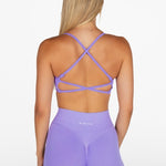 Lycra Seamless Crop - Lavender - Kikiva Collection