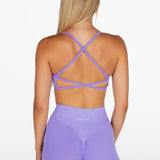 Lycra Seamless Crop - Lavender - Kikiva Collection