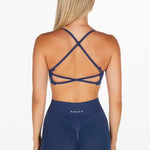 Lycra Seamless Crop - Midnight Blue - Kikiva Collection