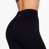 Lycra Seamless Leggings - Black - Kikiva Collection