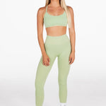 Lycra Seamless Leggings - Deep Sage - Kikiva Collection