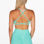 Lycra Seamless Short 4.5" - Aqua - Kikiva Collection