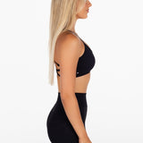 Lycra Seamless Short 4.5" - Black - Kikiva Collection