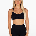 Lycra Seamless Short 4.5" - Black - Kikiva Collection