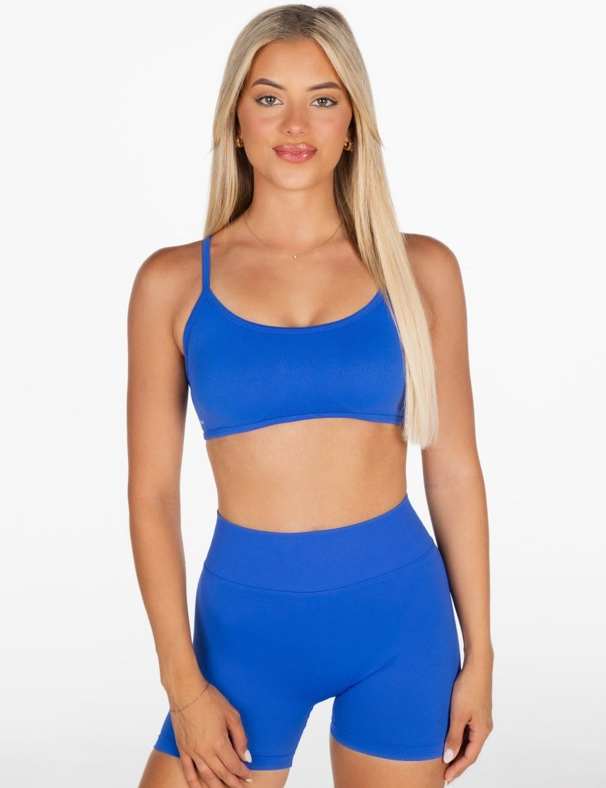 Lycra Seamless Short 4.5" - Cobalt - Kikiva Collection