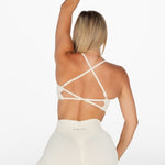 Lycra Seamless Short 4.5" - Cream - Kikiva Collection