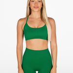 Lycra Seamless Short 4.5" - Dark Green - Kikiva Collection