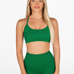 Lycra Seamless Short 4.5" - Dark Green - Kikiva Collection