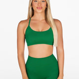 Lycra Seamless Short 4.5" - Dark Green - Kikiva Collection