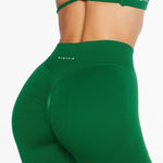 Lycra Seamless Short 4.5" - Dark Green - Kikiva Collection