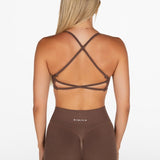 Lycra Seamless Short 4.5" - Hazelnut Brown - Kikiva Collection