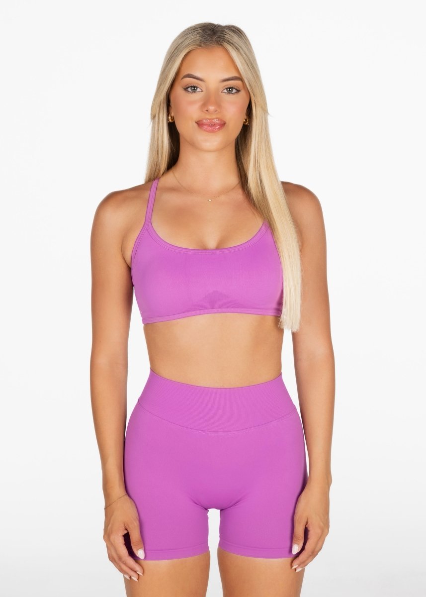 Lycra Seamless Short 4.5" - Lilac - Kikiva Collection