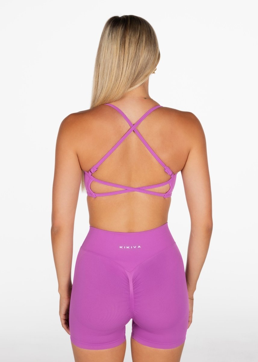 Lycra Seamless Short 4.5" - Lilac - Kikiva Collection