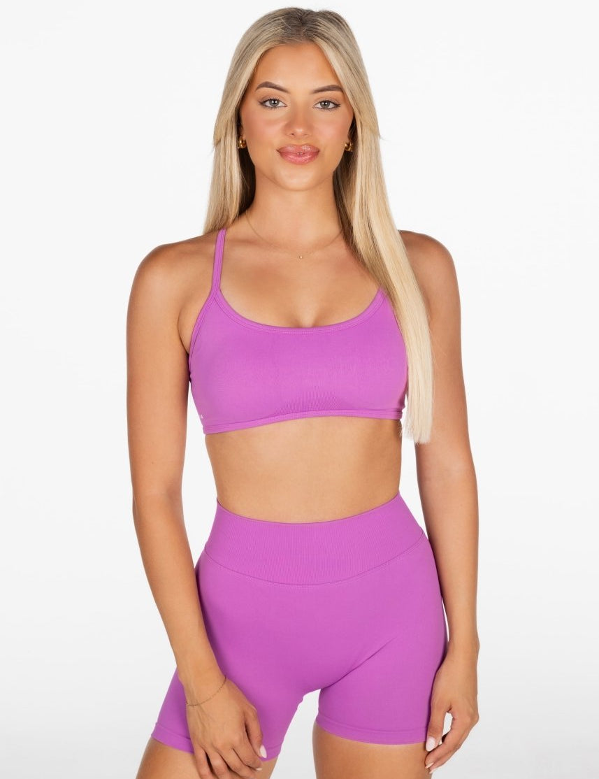 Lycra Seamless Short 4.5" - Lilac - Kikiva Collection