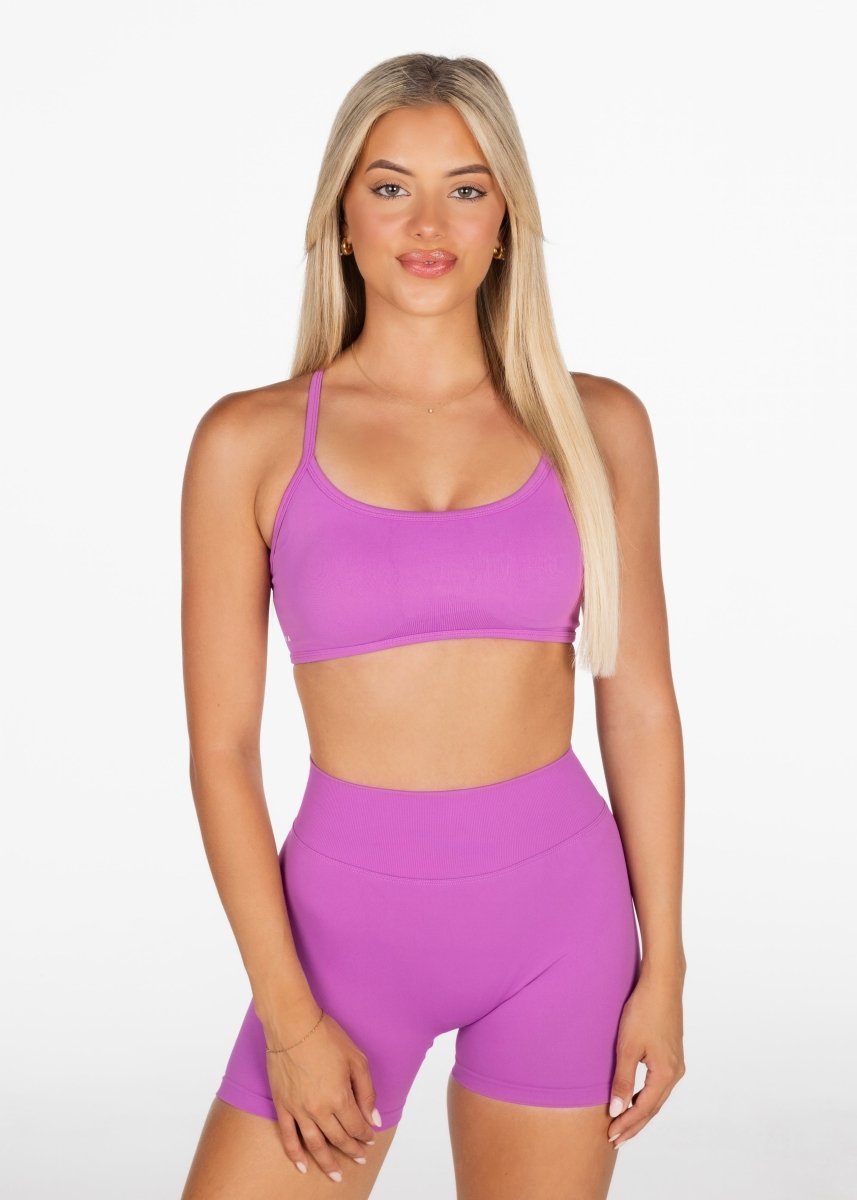 Lycra Seamless Short 4.5" - Lilac - Kikiva Collection