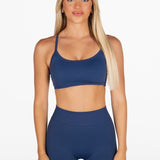 Lycra Seamless Short 4.5" - Midnight Blue - Kikiva Collection