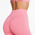 Lycra Seamless Short 4.5" - Soft Pink - Kikiva Collection