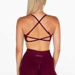 Lycra Seamless Short 4.5" - Wine - Kikiva Collection