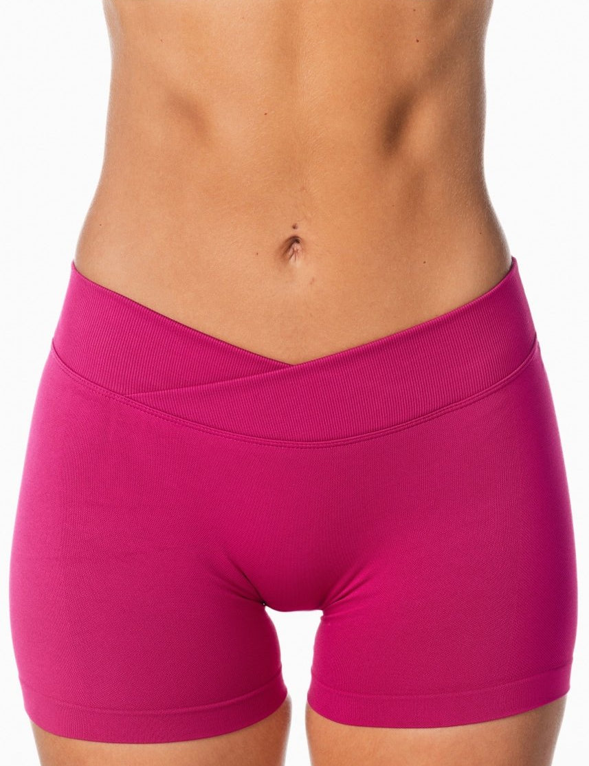 Mini Cross Over Short - Raspberry - Kikiva Collection