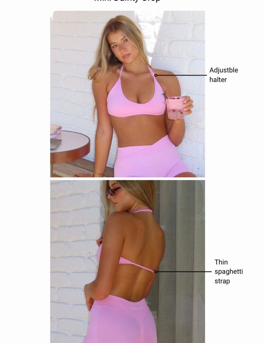 Mini Dainty Crop - Blush Pink - Kikiva Collection