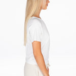 Off The Shoulder Tee - White - Kikiva Collection