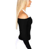 Off The Shoulder Top - Black - Kikiva Collection