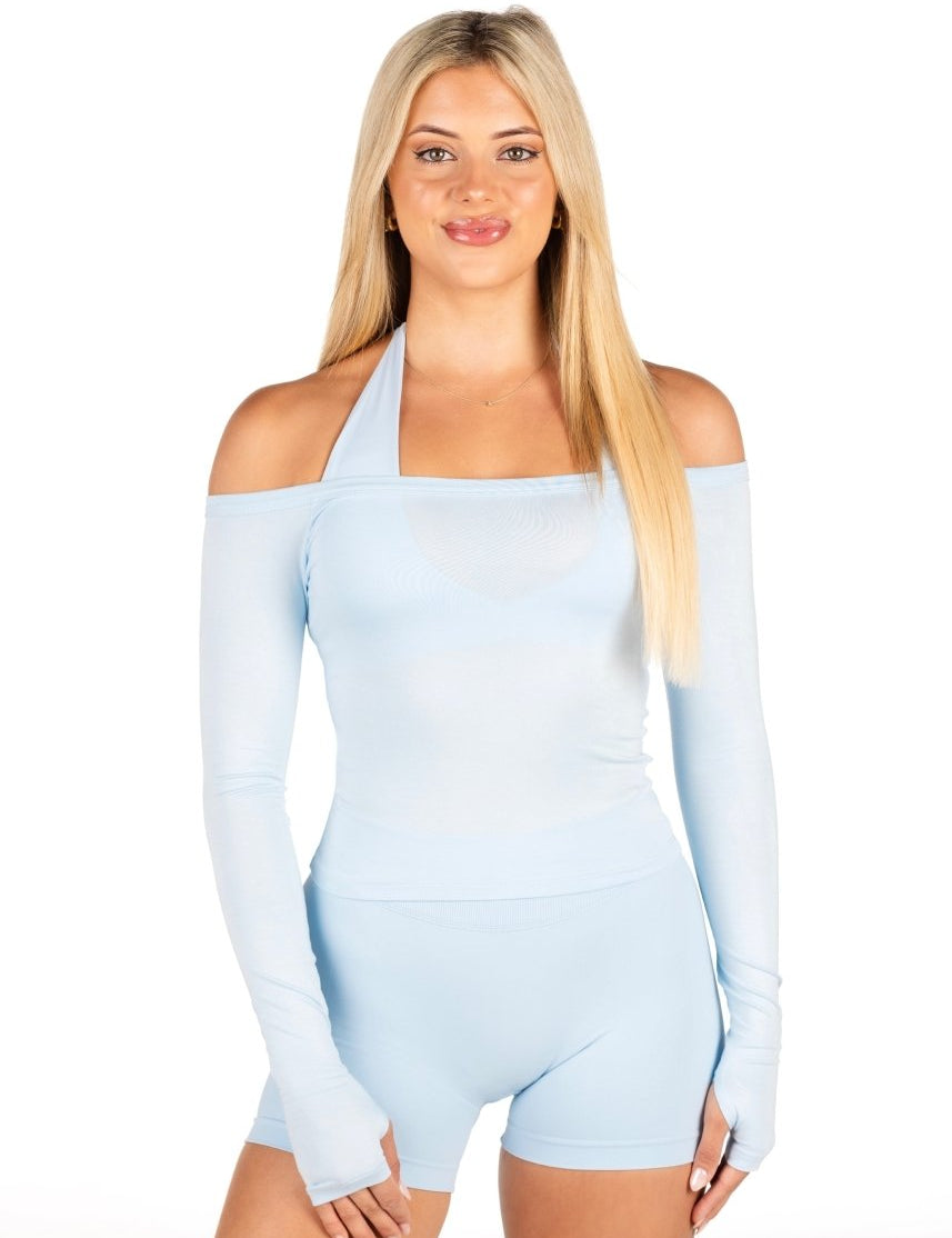 Off The Shoulder Top - Ice Baby - Kikiva Collection